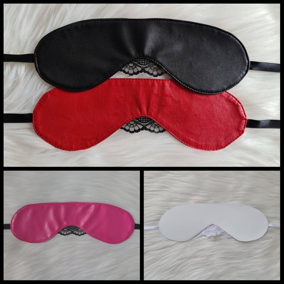 Cross Leather Blindfold Eye Mask – Kinky Cloth