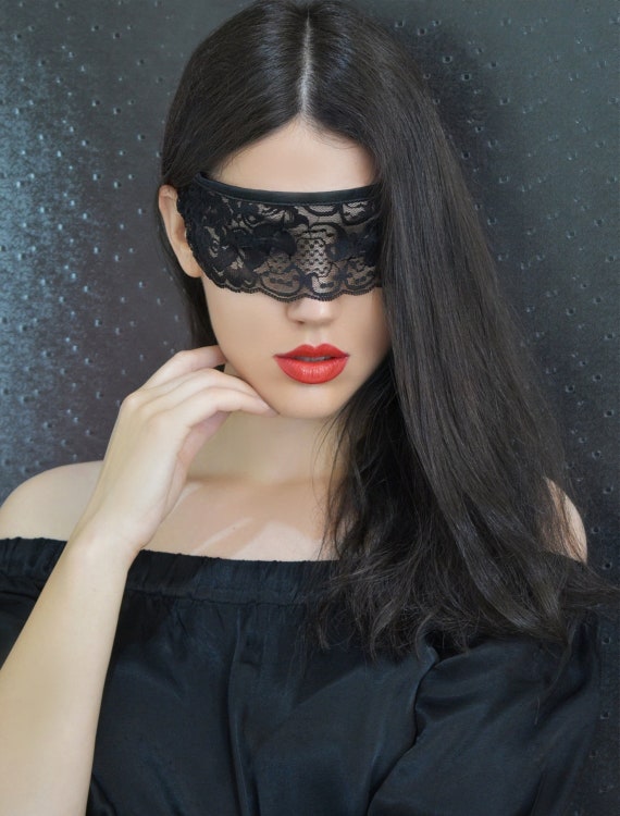 Lace Blindfold Mask/ Sexy Eye Mask/ Kinky/ Seductive/ 