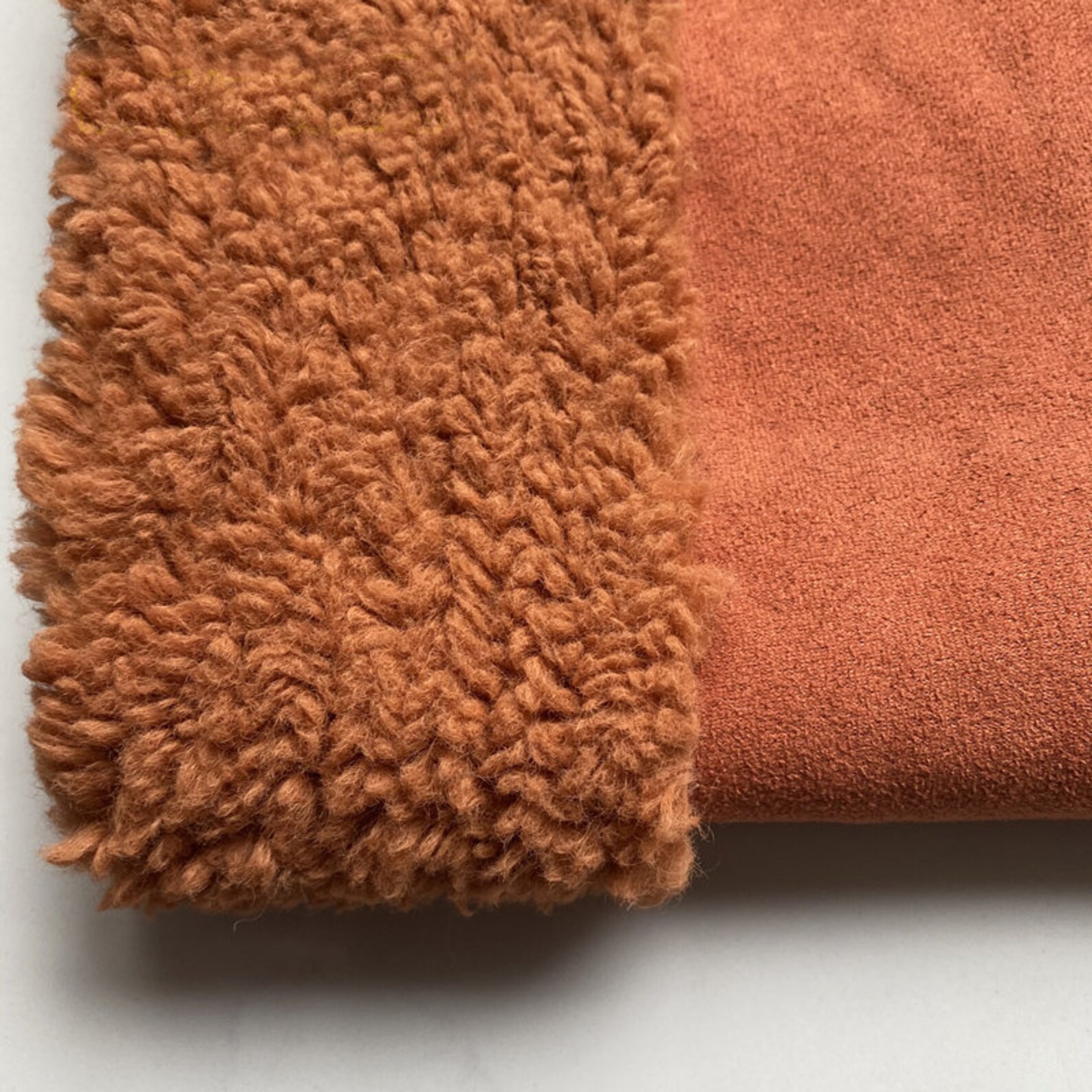 Bonded Sherpa Fabric Faux Suede Fabric Faux Fur fabric Faux Etsy