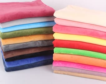 Minky Fabric, Plush Fabric, Blanket Fabric, Cuddle Fabric, Solid Smooth Minky Fabric, Plush Toys Fabric, Faux Fur Fabric, By The Yard