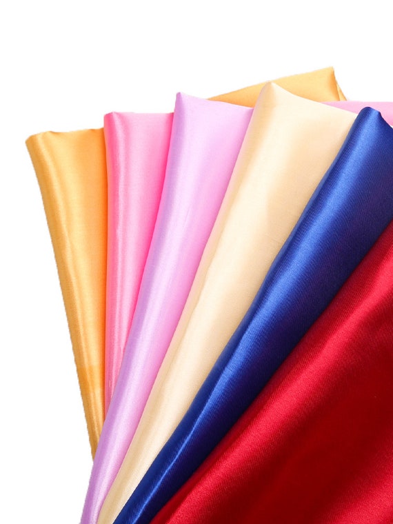 Silky Satin Fabric, Soft Satin, Shiny Satin, Craft Fabric, Dress Fabric, Wedding Fabric, By the Yard