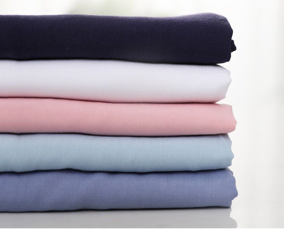 Cotton Silk Fabric, Plain Rayon Fabric, Soft Rayon Fabric, Summer Fabric, Solid Color Fabric,  Baby Fabric, Dress Fabric, By the Half Yard