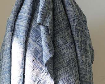 Denim Jacquard de bambú, tela de mezclilla de algodón, mezclilla pesada, tela Jean, mezclilla lavada por medio patio