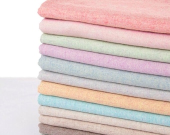 Flannel fabric, Wool Flannel Fabric, Wool fabric, Winter Fabric, Bundle Wool Fabric By The Half Yard