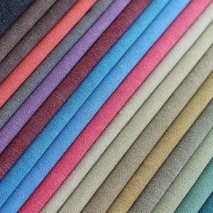 Canvas Fabric, Washed Canvas Fabric, 16oz Cotton Canvas Fabric by the half yard