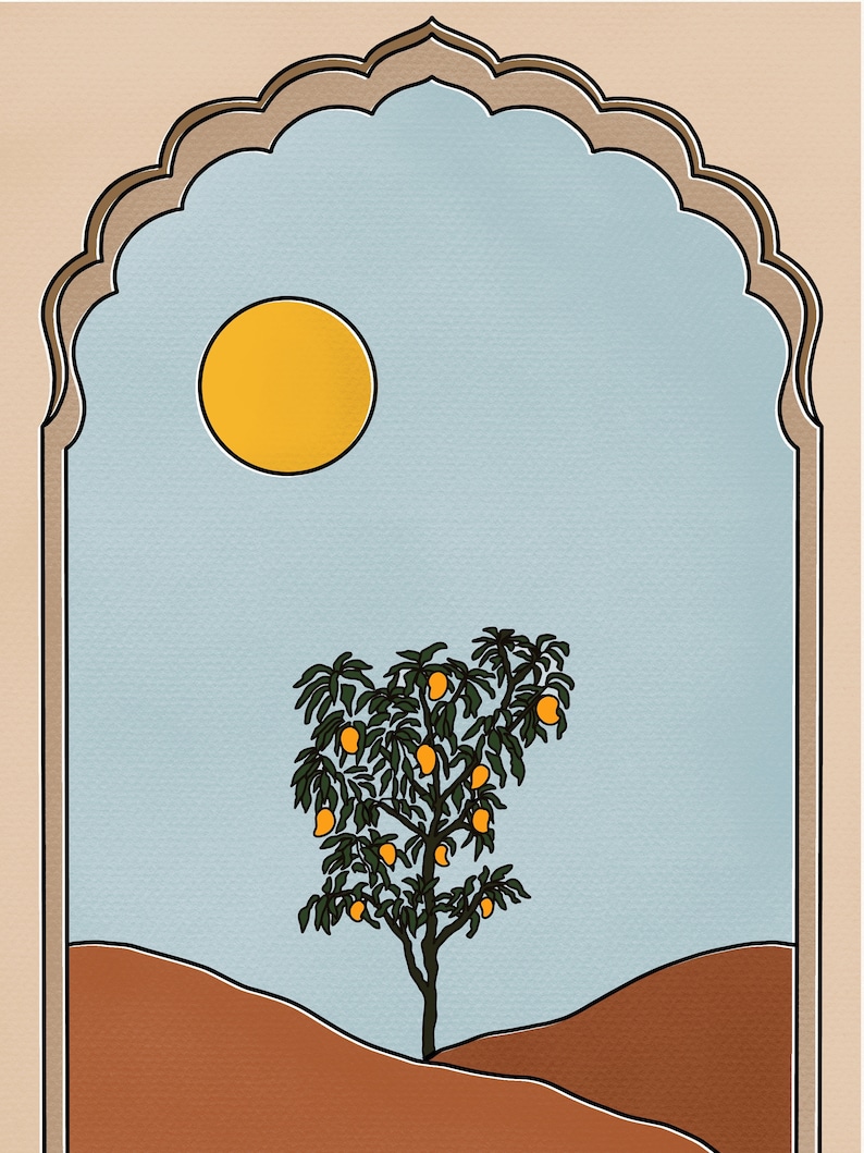 Black Mango Tree Under the Sun Shirt