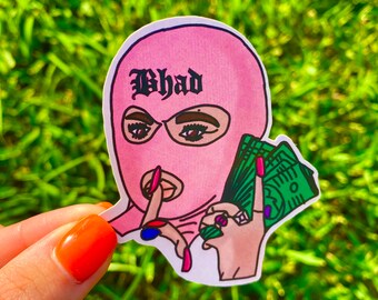 Ski Mask Sticker Etsy