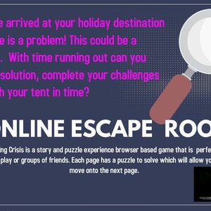 Online Escape Room - Camping Crisis