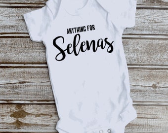 selena baby onesie