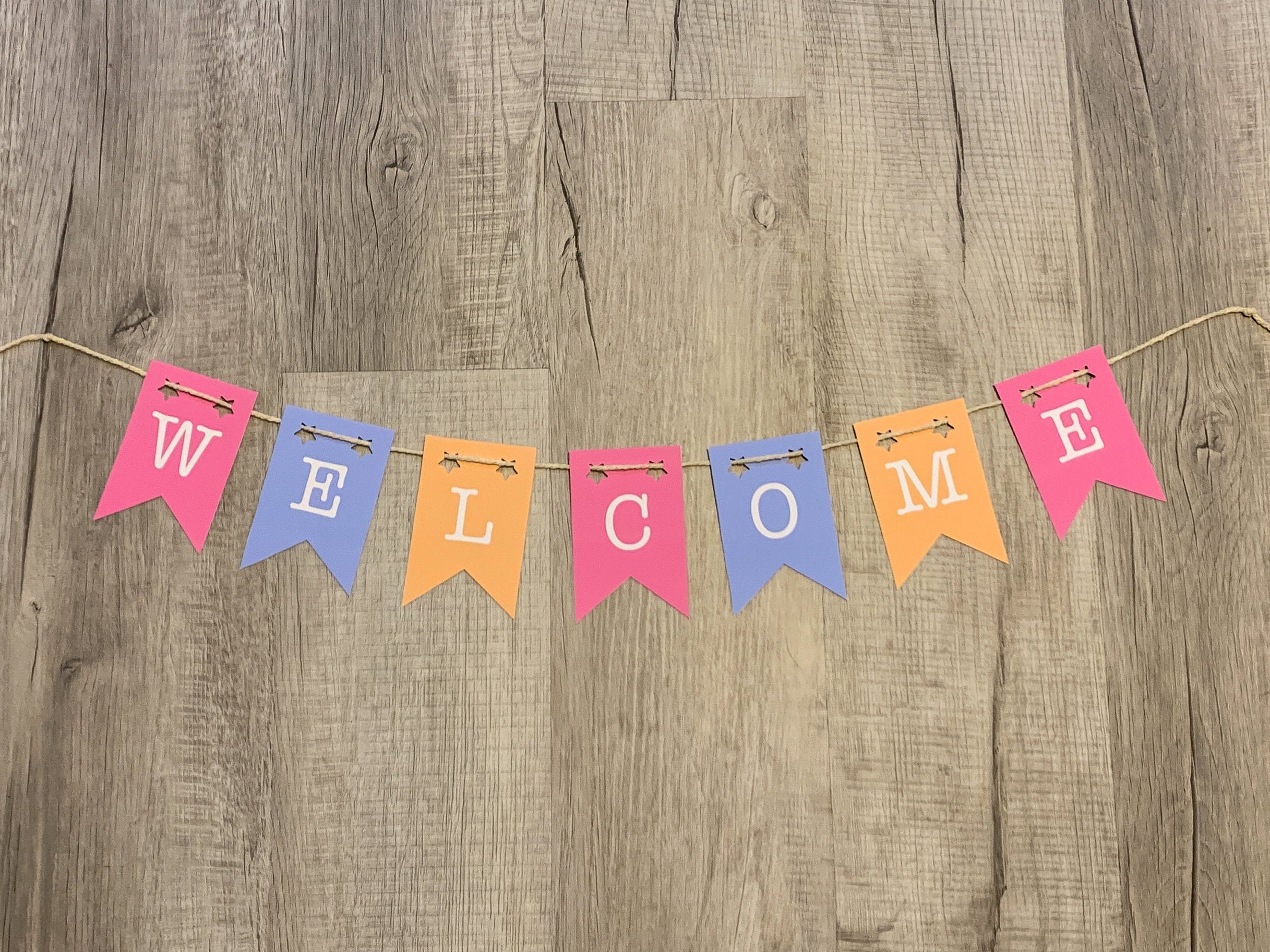 Custom Printed Celebration Banner with Holes and String for Etsy