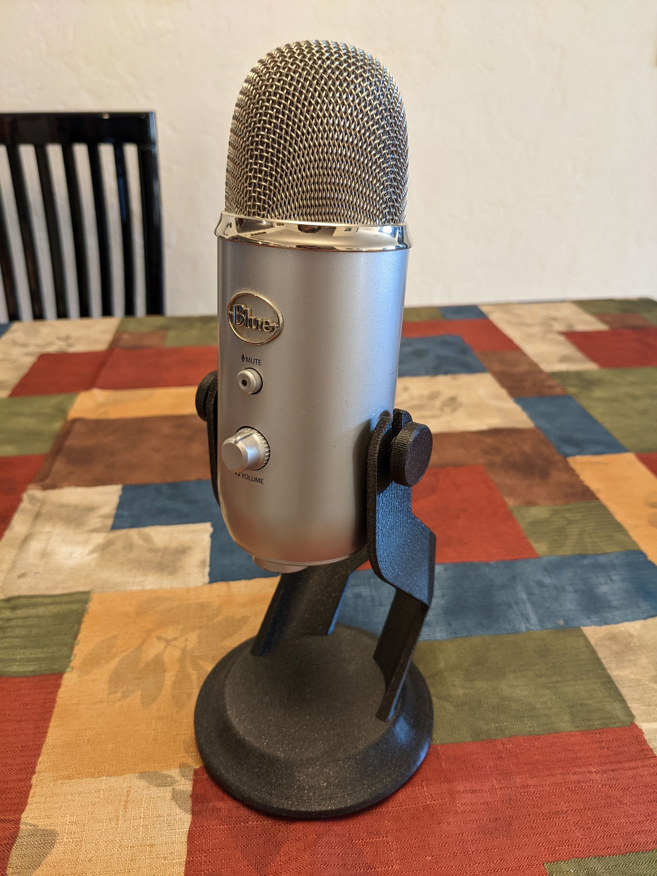 Neon Galaxy Blue Yeti Microphone Skin