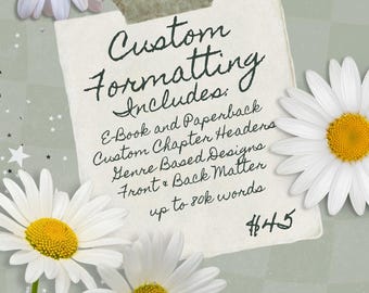 Custom Book Formatting