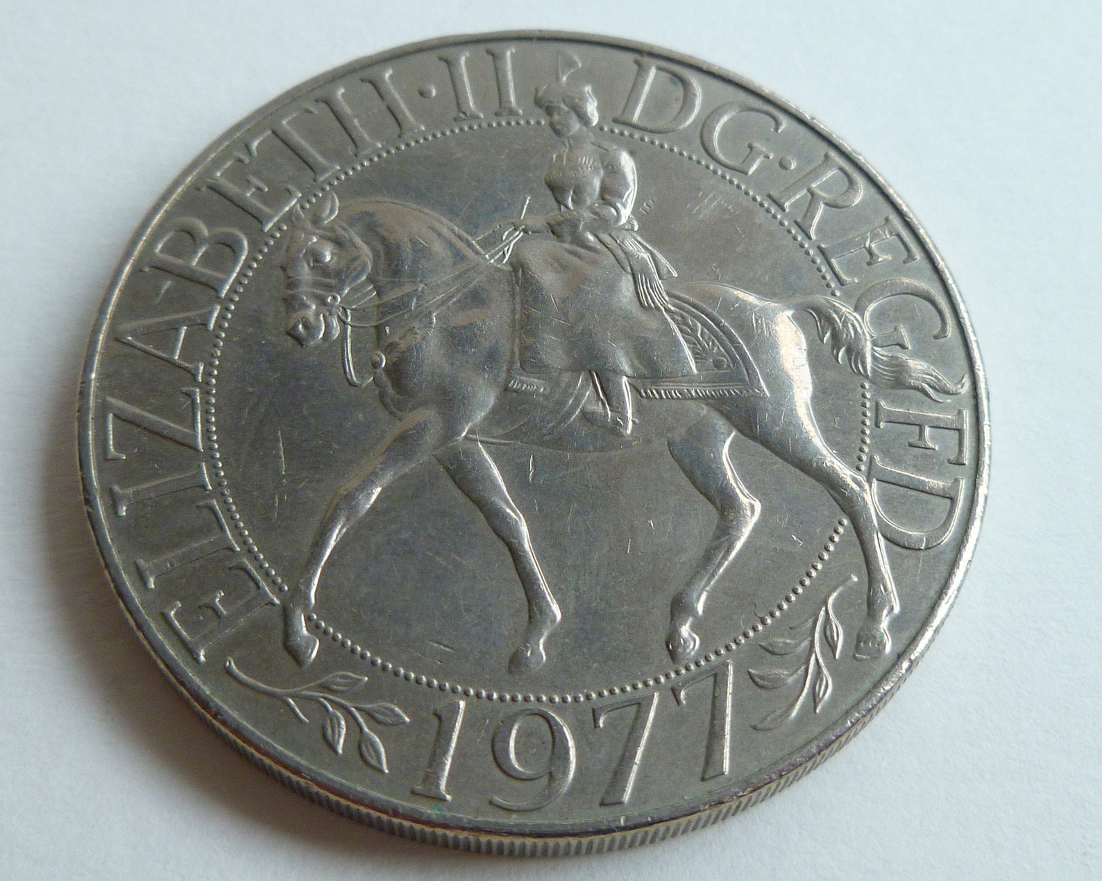 1977 Silver Jubilee Crown Coin Etsy Canada
