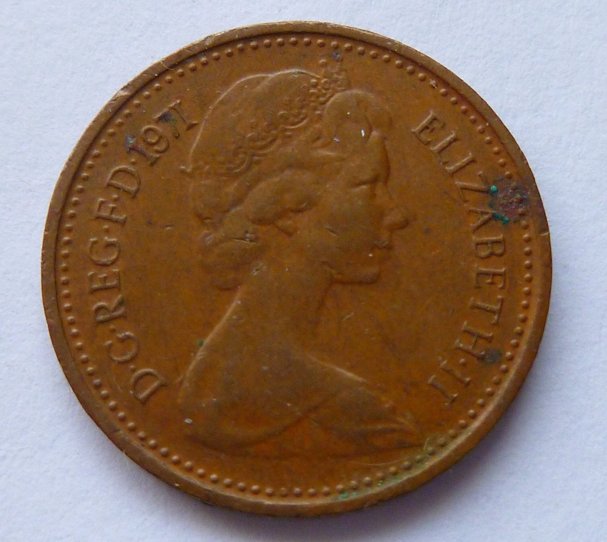 Two 1971 New Half Penny Coins Etsy Australia