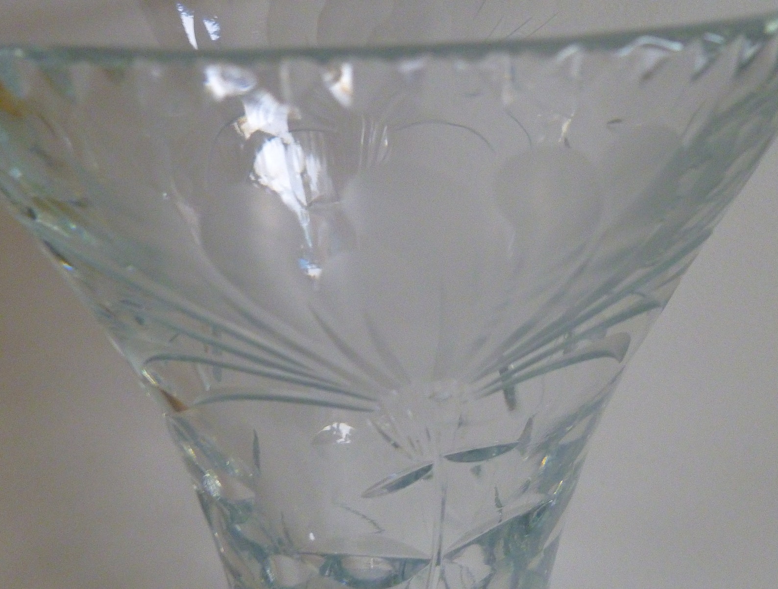 Vintage Royal Brierley Crystal Vase With Honeysuckle Design Etsy