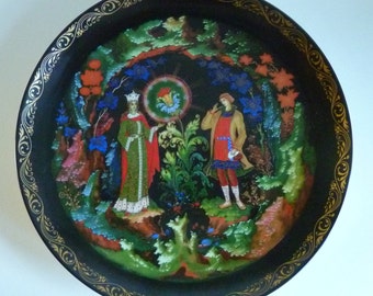 Great Condition made in 1990  The Story of the Stone Flower RUSSIAN LEGENDS PLATE  Vintage  8th plates in series