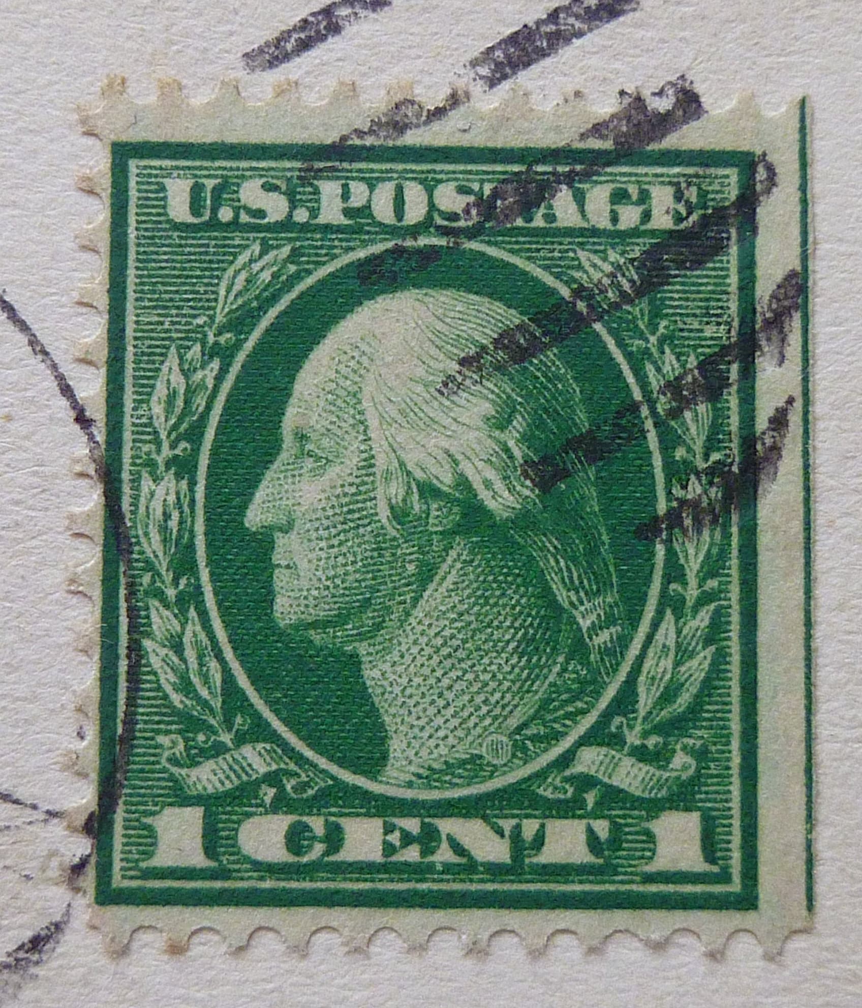 United States 1 Cent Stamp