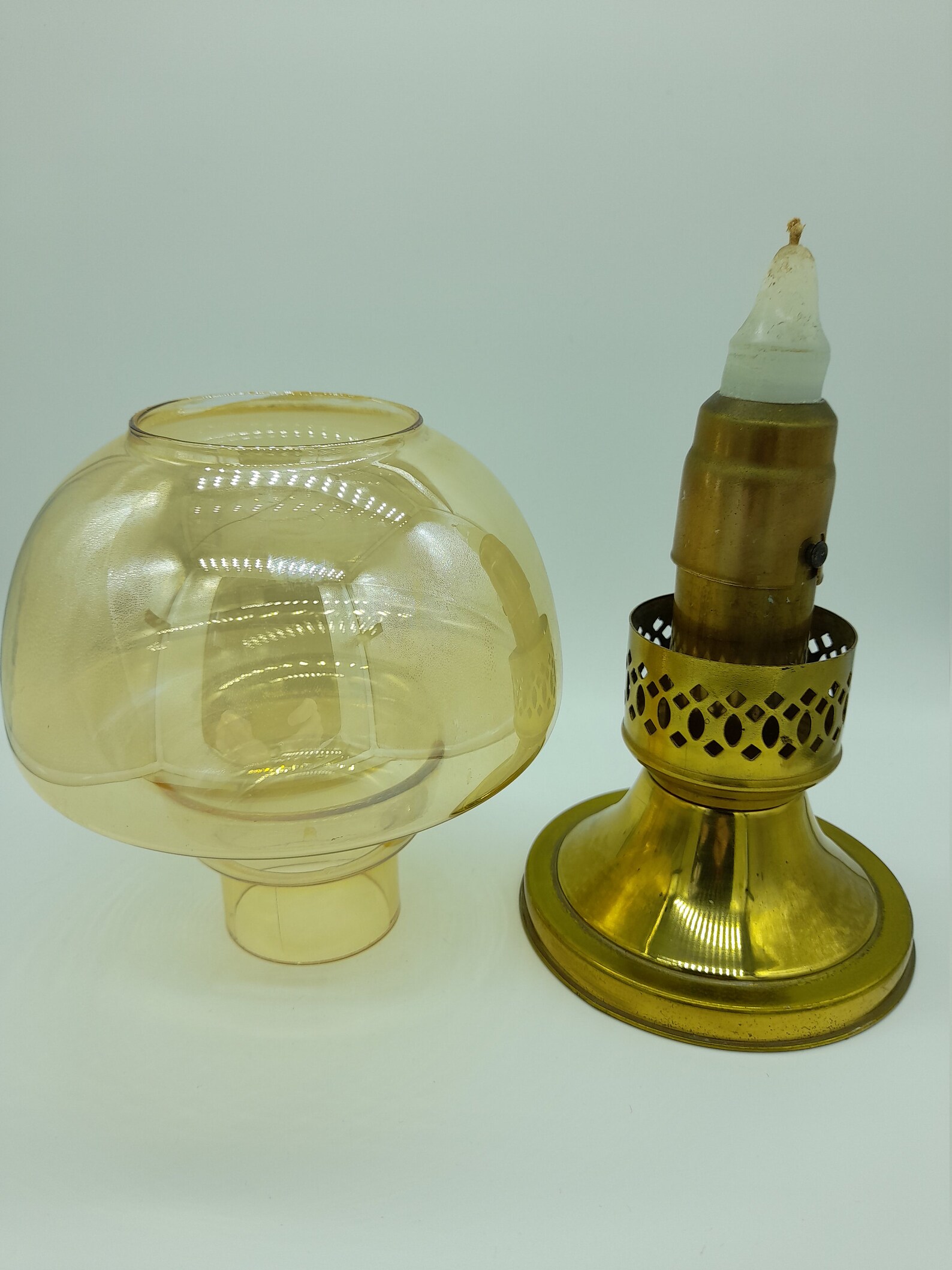 Vintage Mason Constant Flame Candle Lamp Etsy