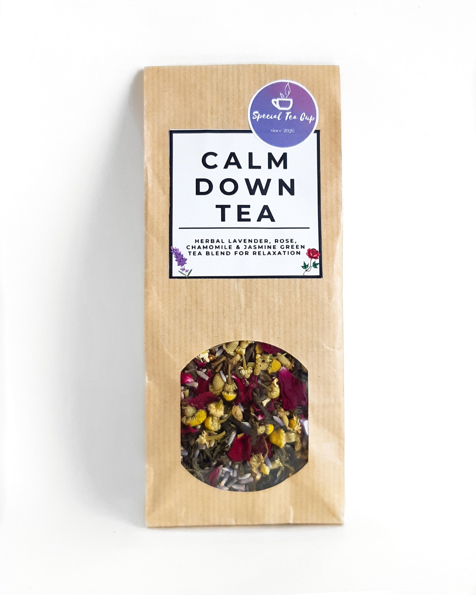 Calm Down Tea Tea relaxation Tea Detox Green Tea Blend Etsy