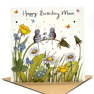 Mums Birthday Card - Ladybird Mum Birthday