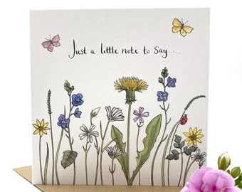 Wild Flower Note Card