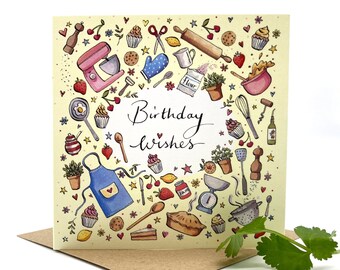 Birthday Card - Baking Birthday