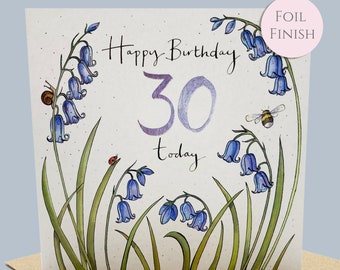 30th Birthday card