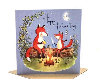 Father’s Day Card - Fox and Fire