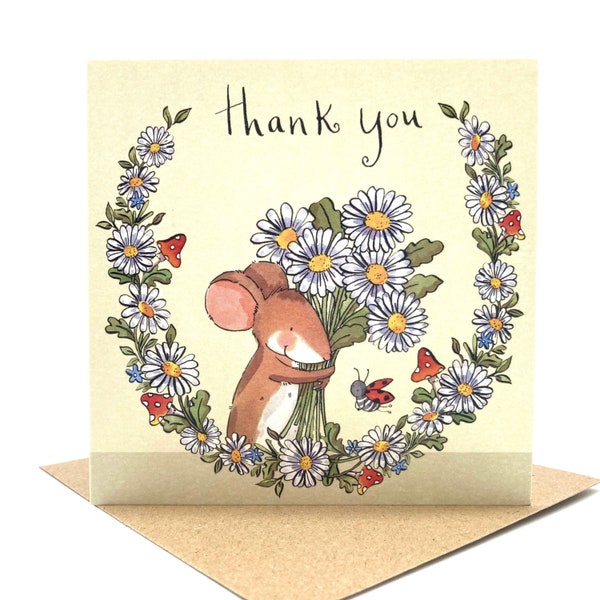 Cute Thank You Card Etsy