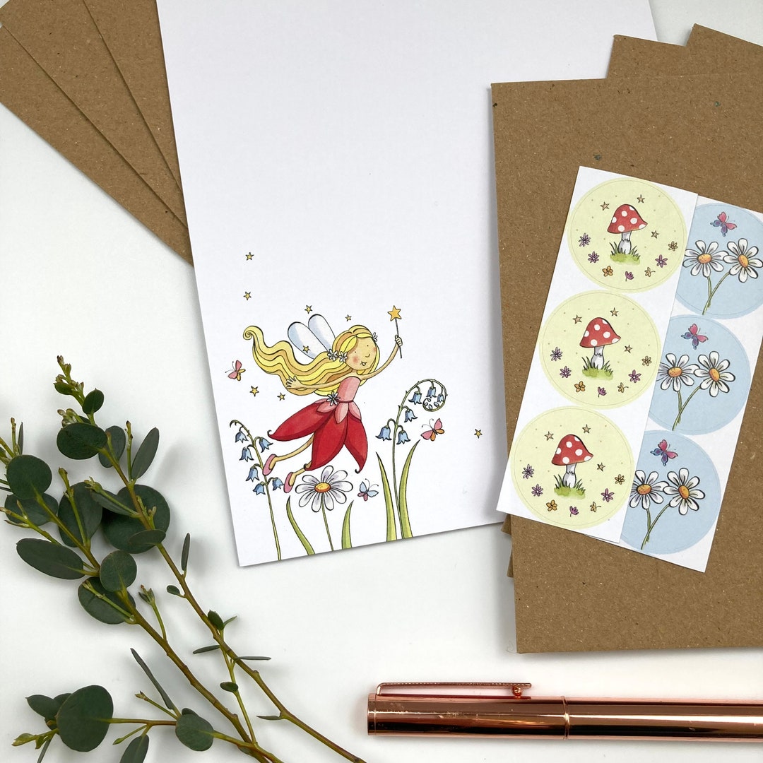 Fairy Writing Set - Etsy UK