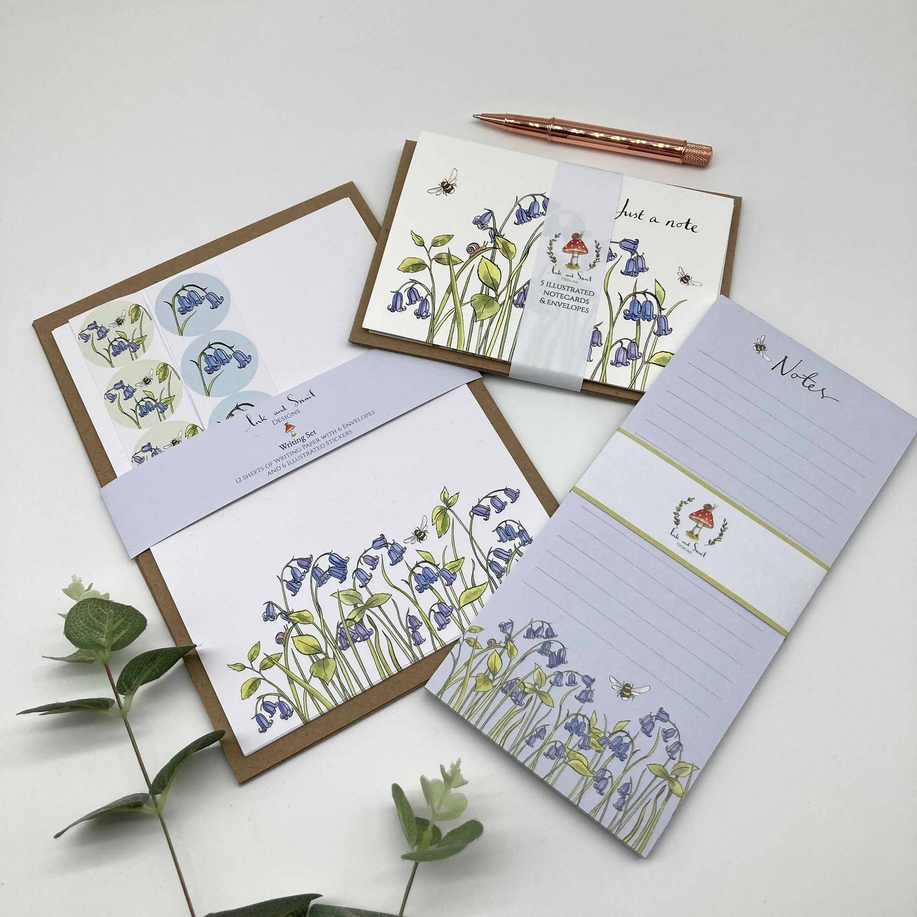 Bluebell Writing Gift Set Etsy UK