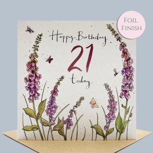 21st Birthday Card