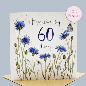 60th Birthday Card