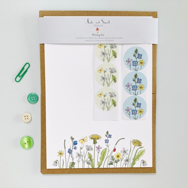 Writing Set - Wild Flowers