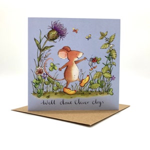 Tarjeta de Felicitaciones - Clever Clogs