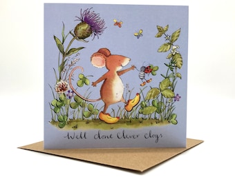 Congratulations Card - Clever Clogs