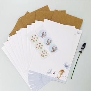 Writing Set - Mouse and Ladybird