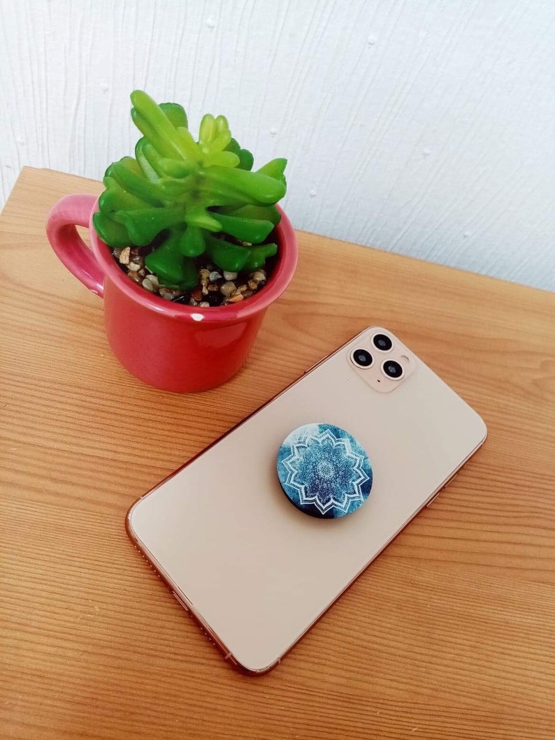 PopSocket Purple Floral Pattern Navy Floral Pattern White ...