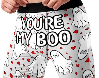 Random Stock Apparel You're My Boo Funny Ghost Boxer Briefs Mens Underwear