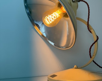 Radiaray 1930s Heat Lamp: Repurposed Desk Lamp