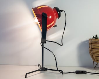 Redhead Movie Repurposed Table Lamp on Low Stand
