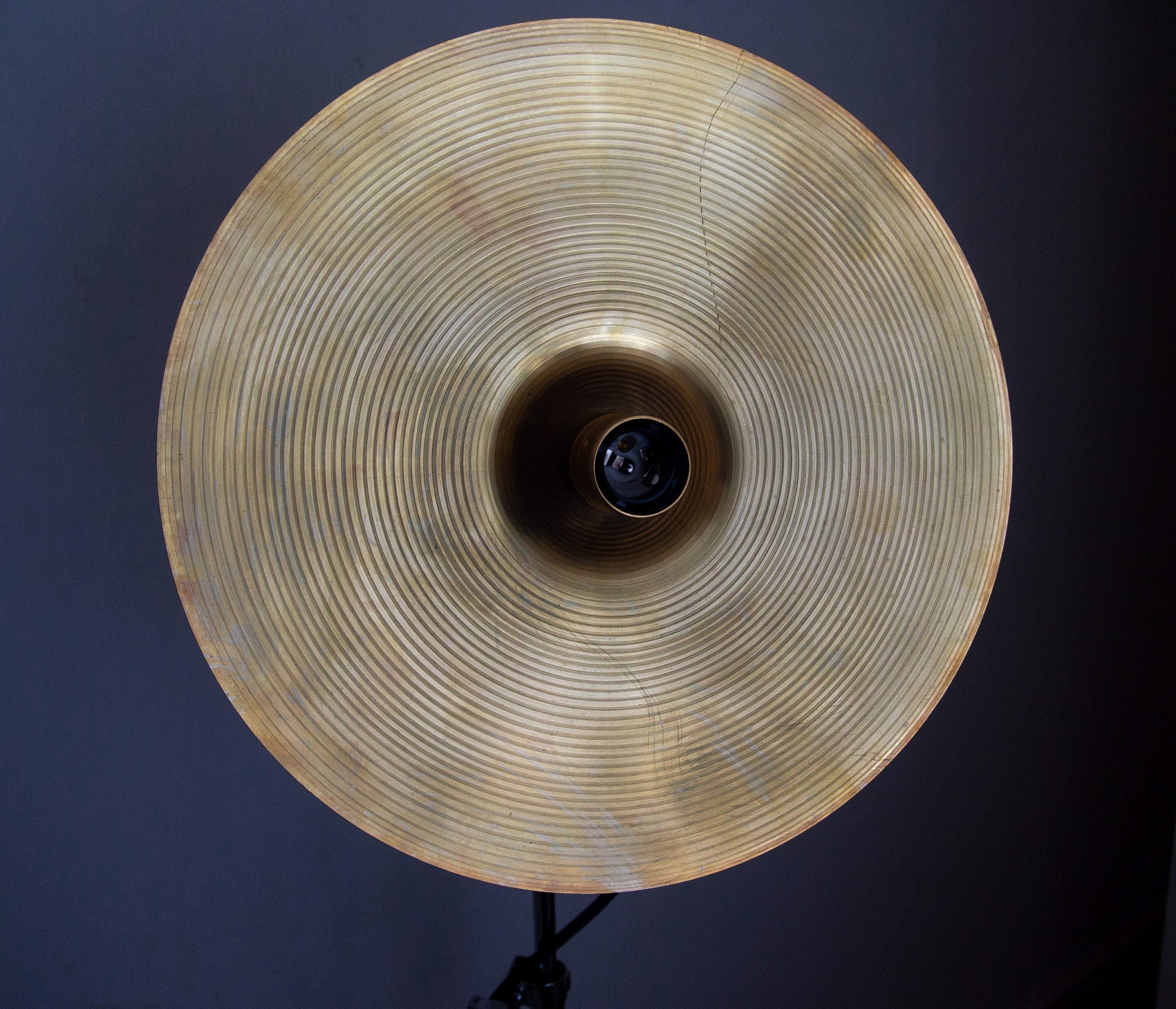 Cymbal Stand lamp a unique and versatile repurposed lamp Etsy.de