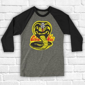 cobra kai baseball tee