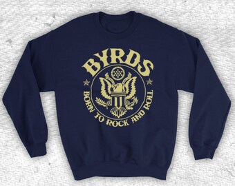 The Byrds Turn Turn Turn American Folk Rock Legends Seasons Peace Symbol Unofficial Unisex Adults Sweatshirt