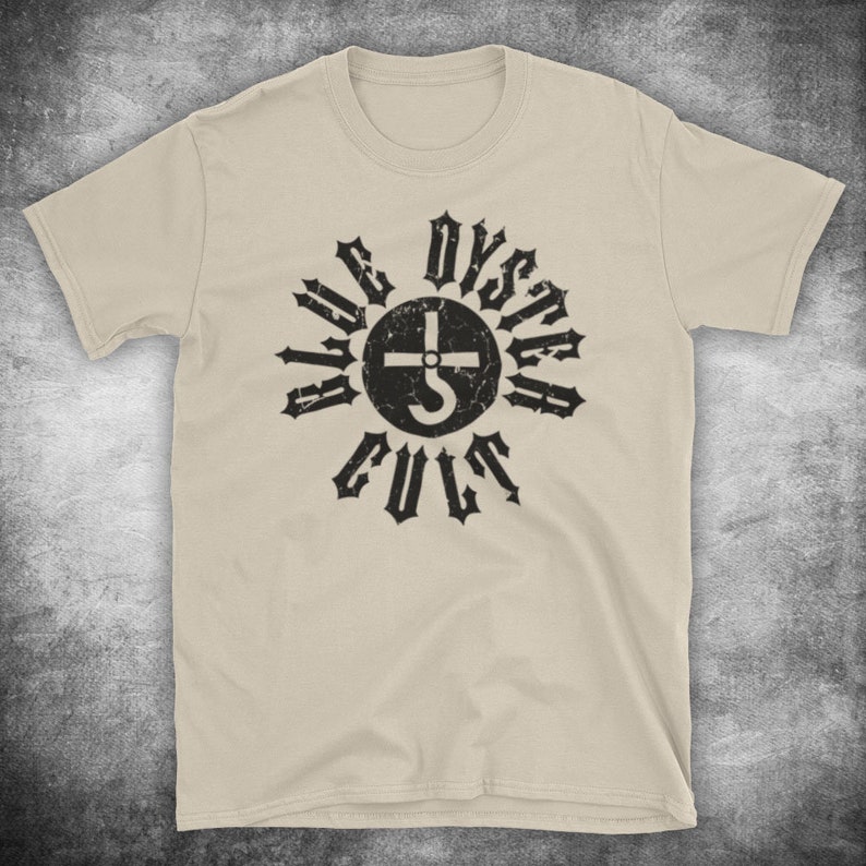 Blue Oyster Cult Logo Rock Band Symbol Unofficial Mens TShirt Etsy