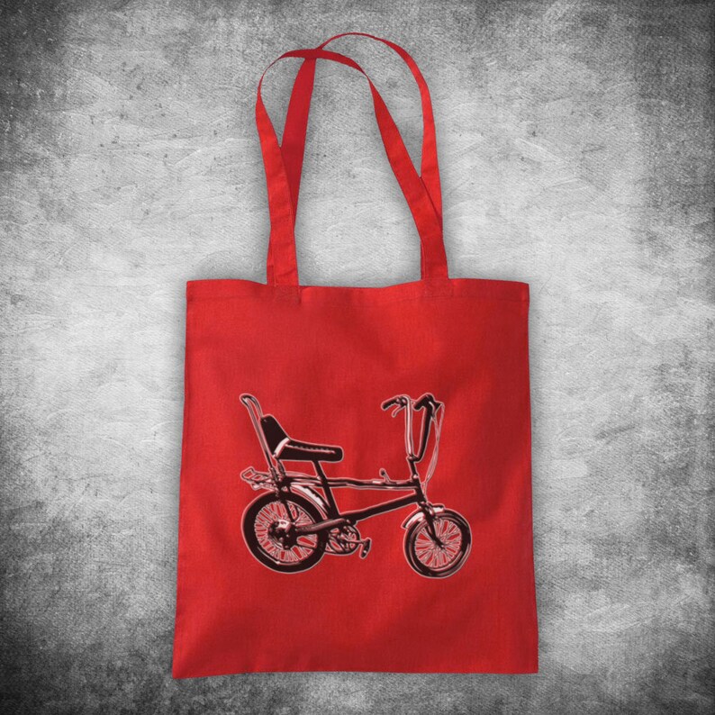 Chopper Bike Retro Cycling Cycle Bike Old School Unofficial Cotton Tote Bag Shopper