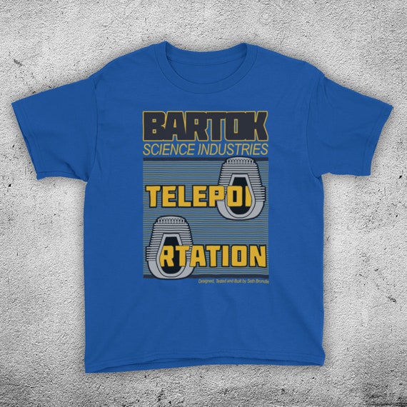 The Fly 80s inspired mens film t-shirt Bartok Science 