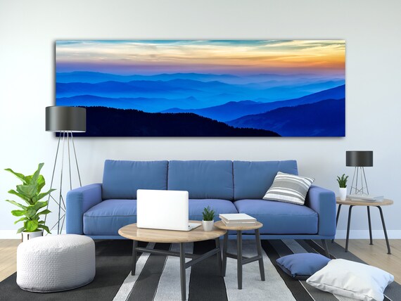 Panoramic Sunrise Wall Art Mountain Landscape Extra Large | Etsy