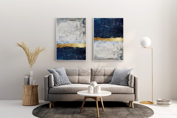 Navy Blue Gold Foil Contemporary Wall Art Canvases Hd - Contemporary Wall Decor Ideas For Living Room Navy Blue Gold Foil Contemporary Wall Art Canvases Hd - Contemporary Wall Decor Ideas For Living Room