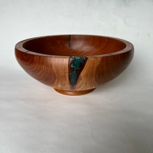 Wood Bowl - Unique Beautiful Handmade Natural Wood Turned Spectacular Calophyllum Bowl for Gift and Home Decoration